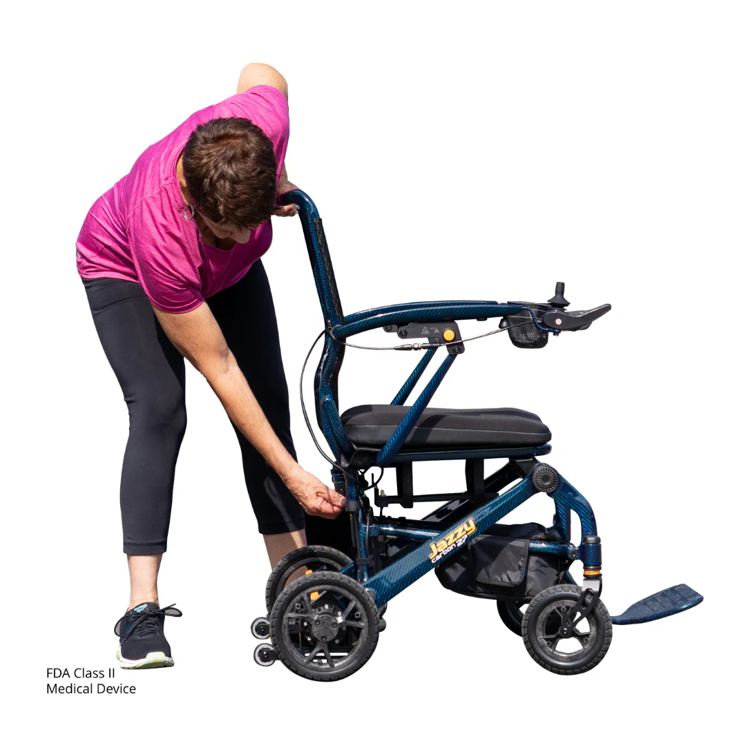Jazzy® Carbon 27 Ultralite Portable Power Wheelchair - Image 22
