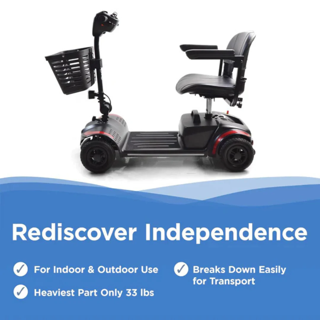 Journey Adventure Scooter - 4 Wheel Portable Mobility Scooter - Image 3