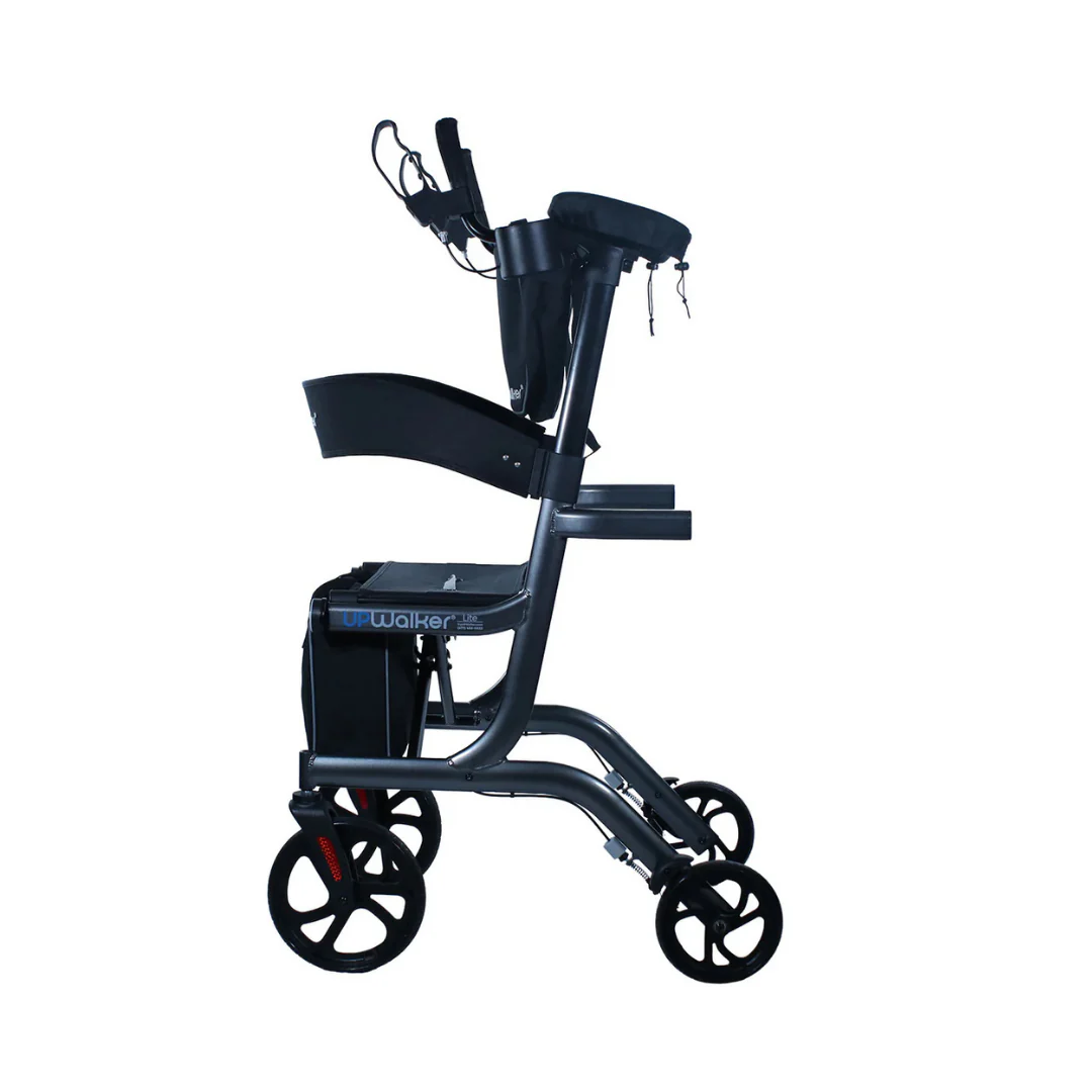 Journey UPWalker Premium Lite Upright Rolling Walker - Dark Silver - Image 7