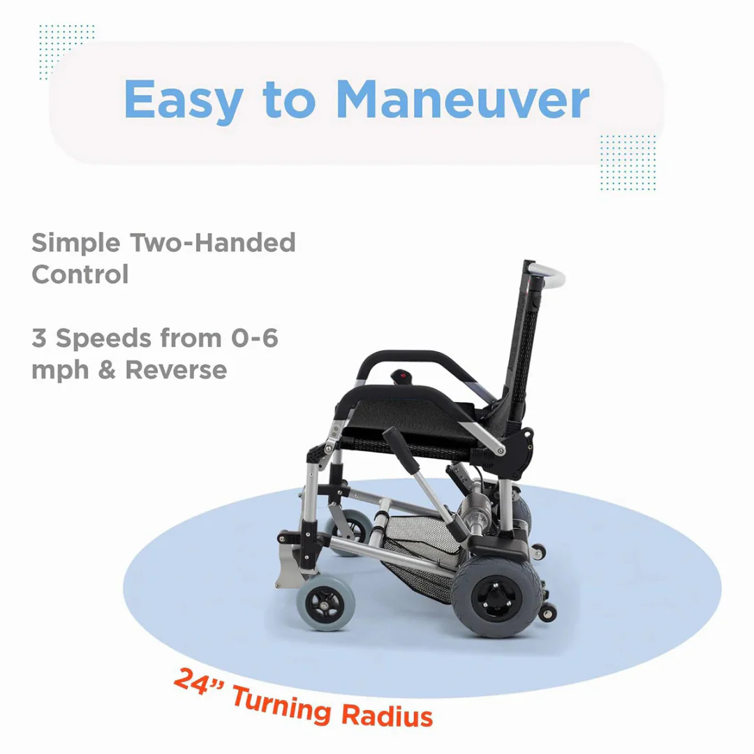 Journey Zinger® Folding Powerchair - FAA Approved - Only 47 lbs - Image 7
