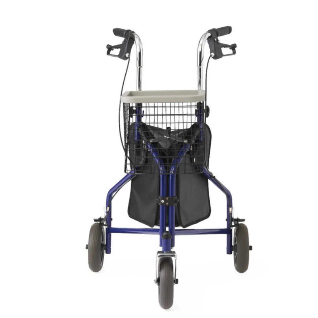 Medline 3-Wheel Steel Rollators - Lightweight and Folding - Image 11