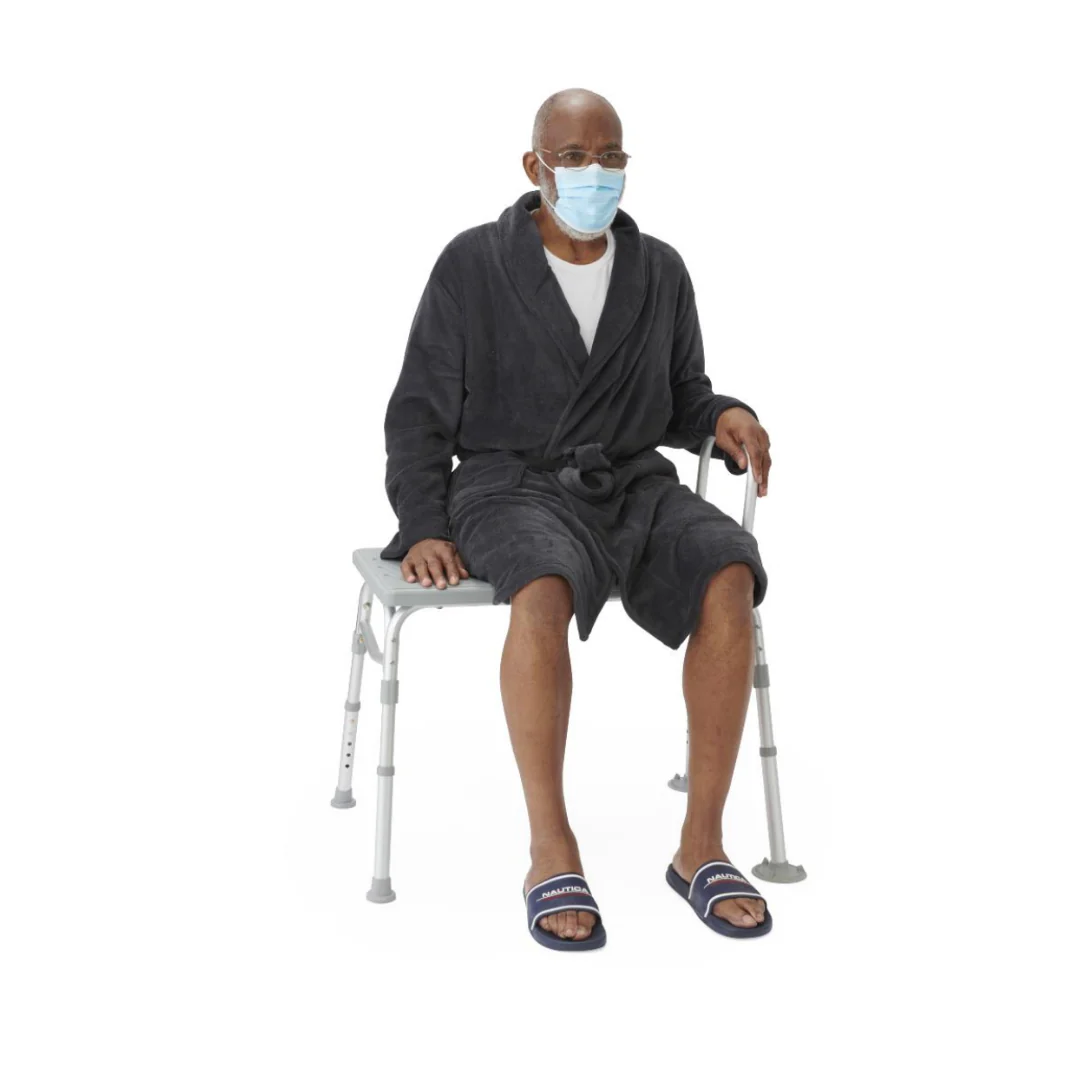 Medline Bariatric Transfer Bath Bench with Back - Image 3