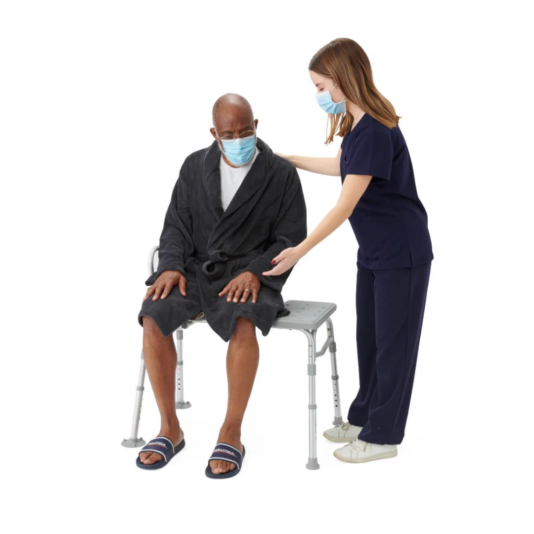 Medline Bariatric Transfer Bath Bench with Back - Image 4