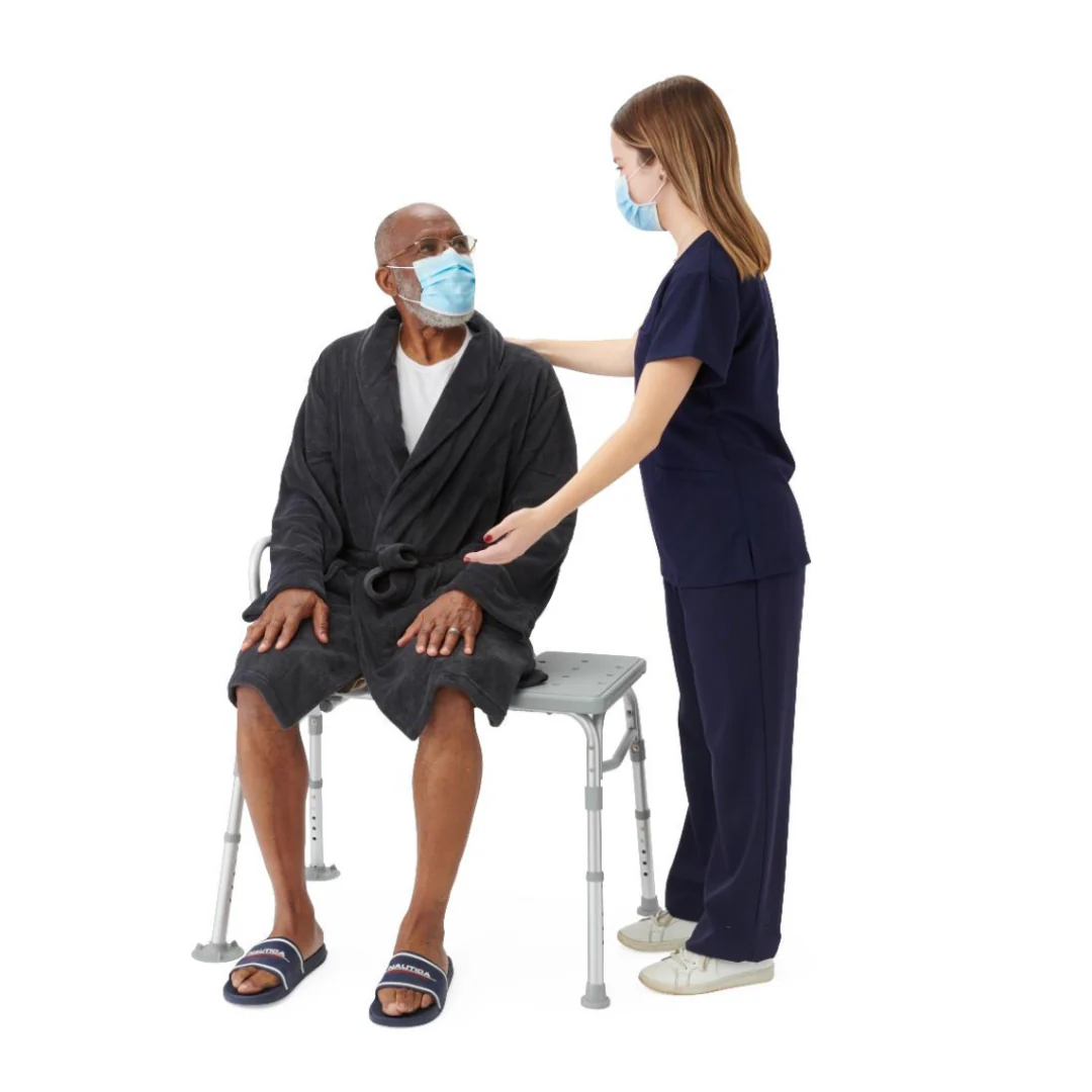 Medline Bariatric Transfer Bath Bench with Back - Image 5