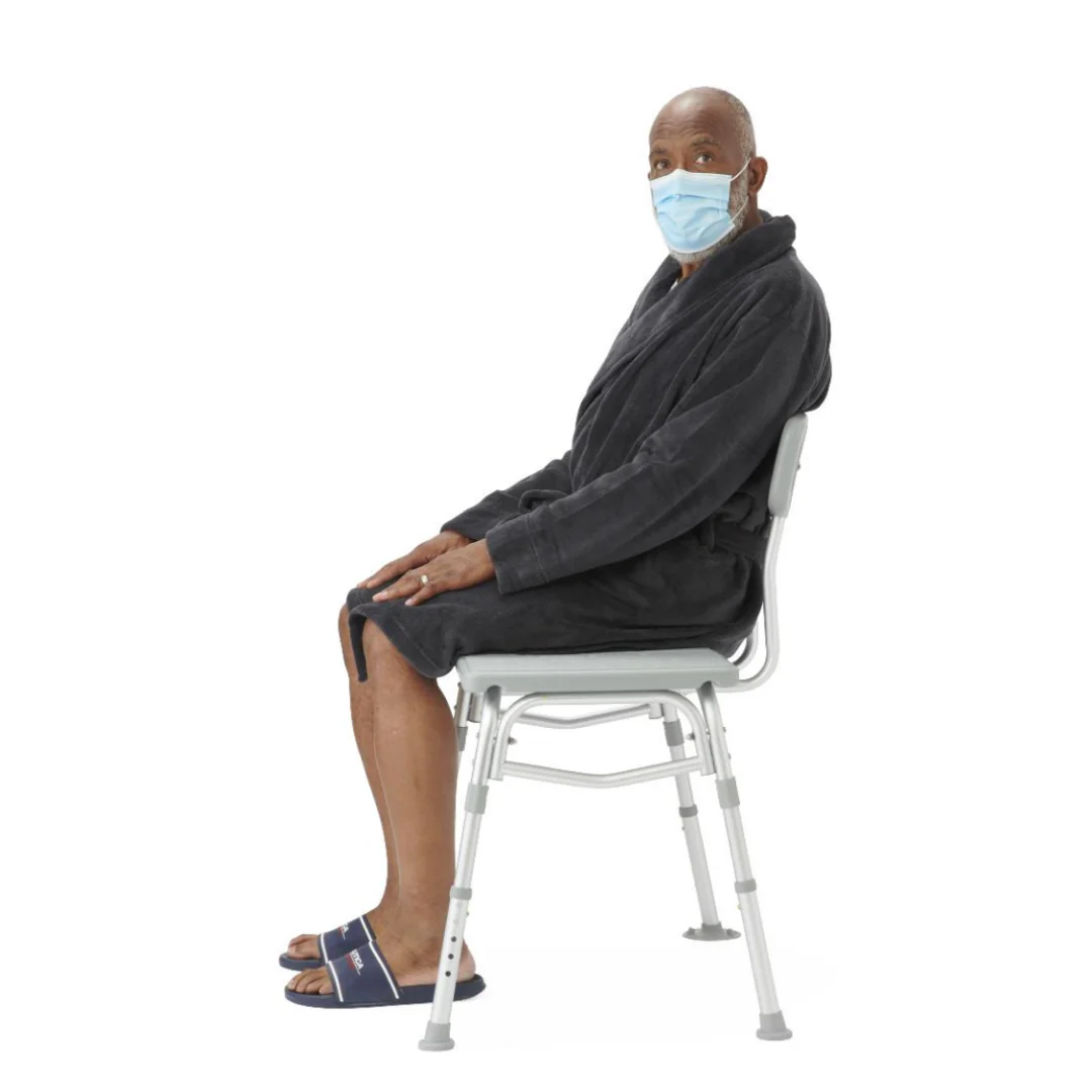Medline Bariatric Transfer Bath Bench with Back - Image 7