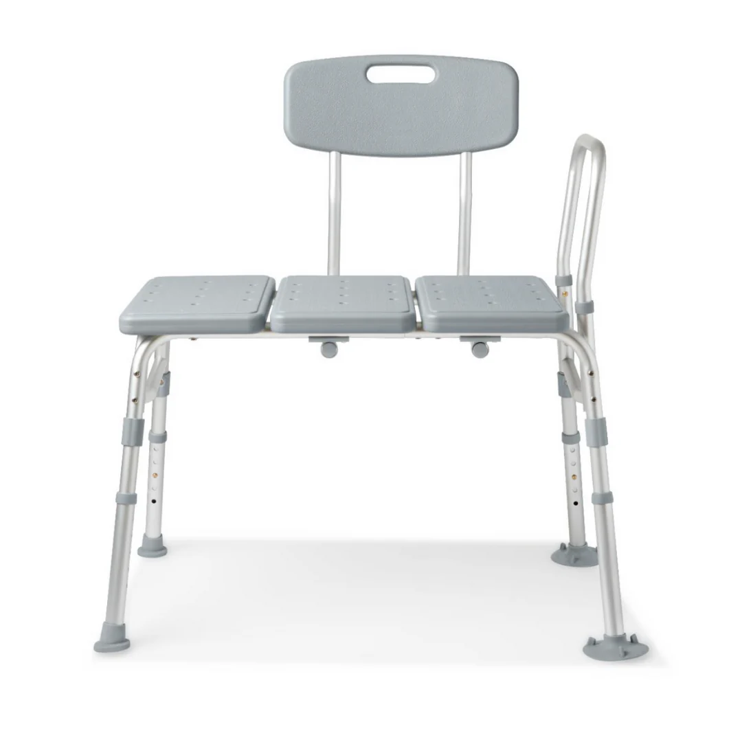 Medline Bariatric Transfer Bath Bench with Back - Image 8