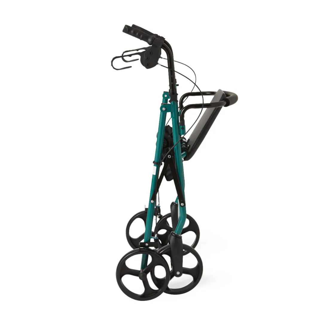 Medline Basic Lightweight Steel Folding Rollator - Open Box - Image 10