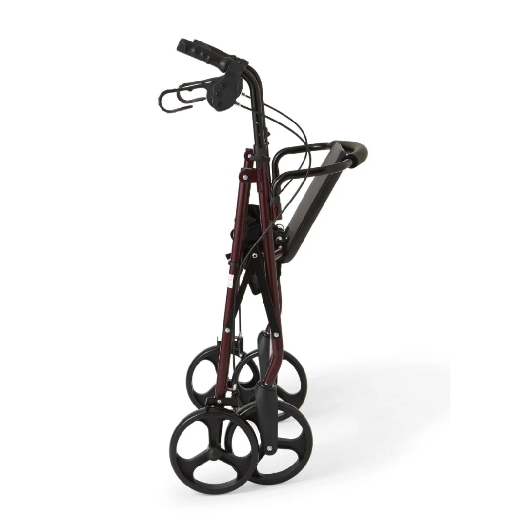 Medline Basic Lightweight Steel Folding Rollator - Open Box - Image 13