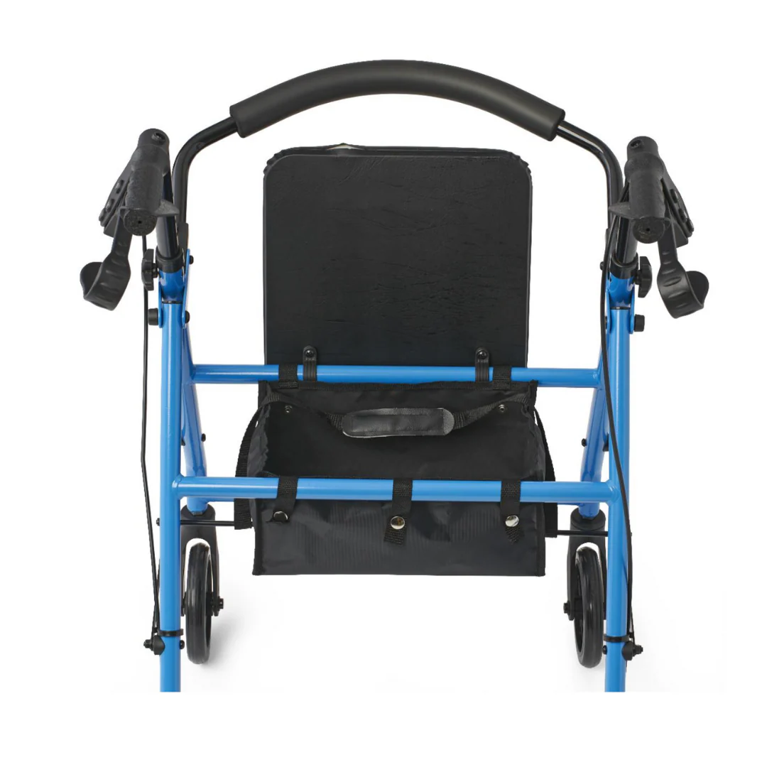 Medline Basic Lightweight Steel Folding Rollator - Open Box - Image 25