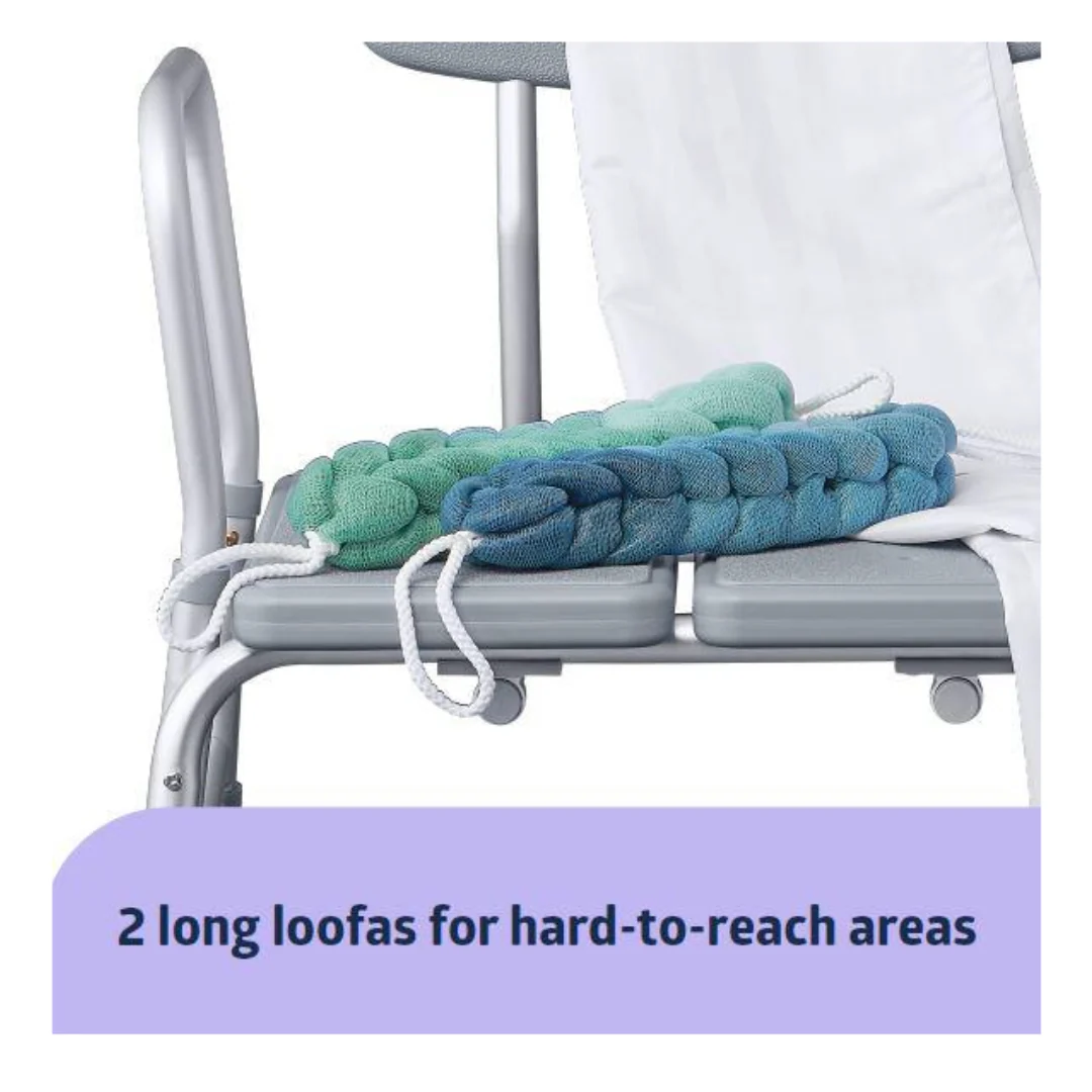 Medline Bathe Safe and Easy Kit for Caregivers with Shower Transfer Bench - Image 6