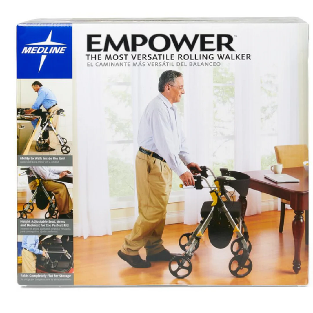 Medline Empower Rollators - Premium Comfort Walkers - Image 4