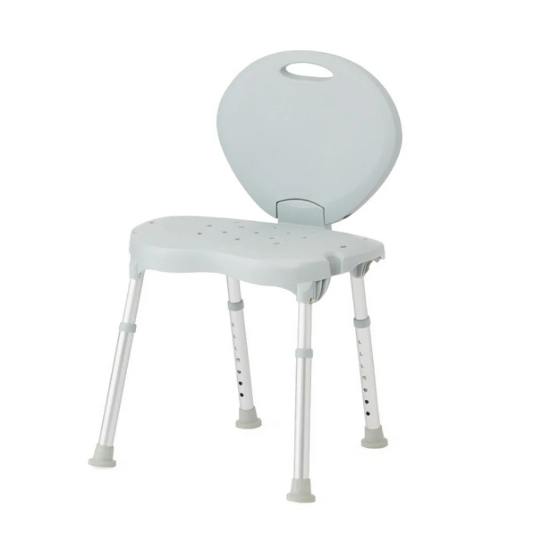 Medline Folding Portable Shower Chair with Backrest - Image 7