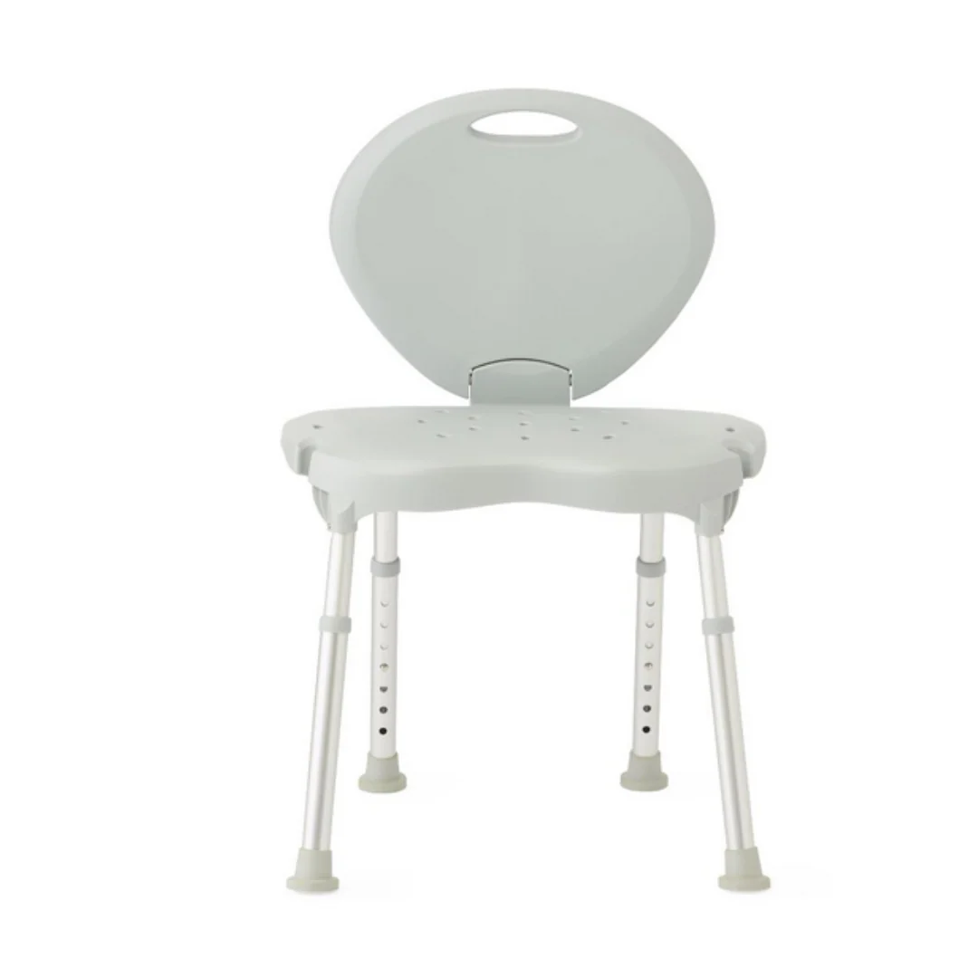 Medline Folding Portable Shower Chair with Backrest - Image 9