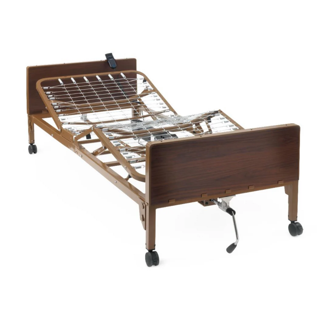 Medline Homecare Semi-Electric Bed with 15"-20" Height Range - Image 2