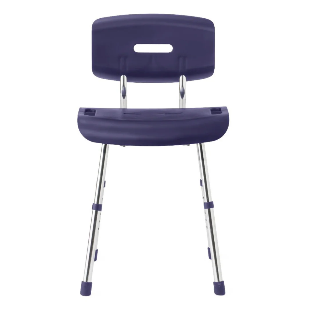 Medline Modern Shower Chair with Backrest - Microban Treated - Image 10