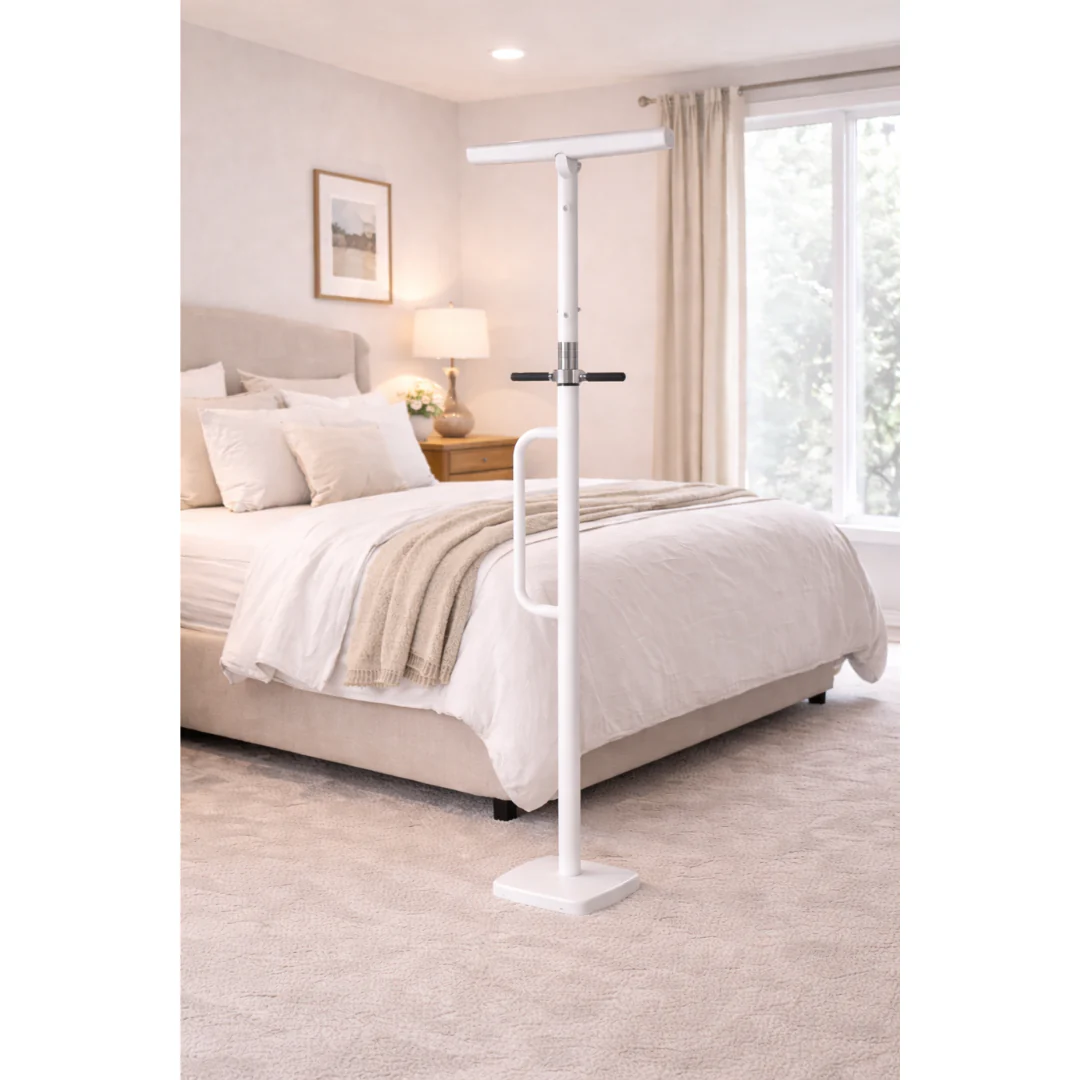 Medline Security Pole with Handle - Fall Prevention Standing Aid - Image 4