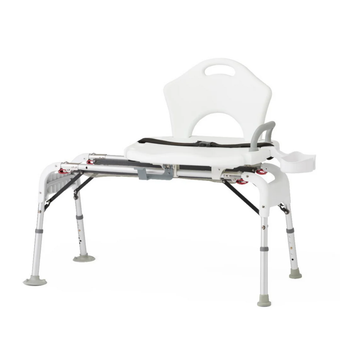 Medline Sliding Transfer Bathtub Bench - Folding & Portable
