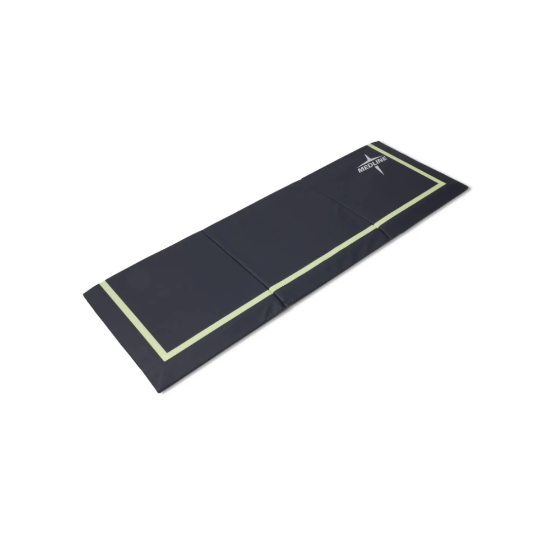 Medline Trifold Beveled Edge Fall Mat with Glow - Image 4