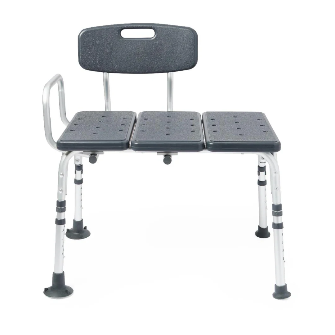 Medline Tub Transfer Bench with Rversible Backrest - Image 6