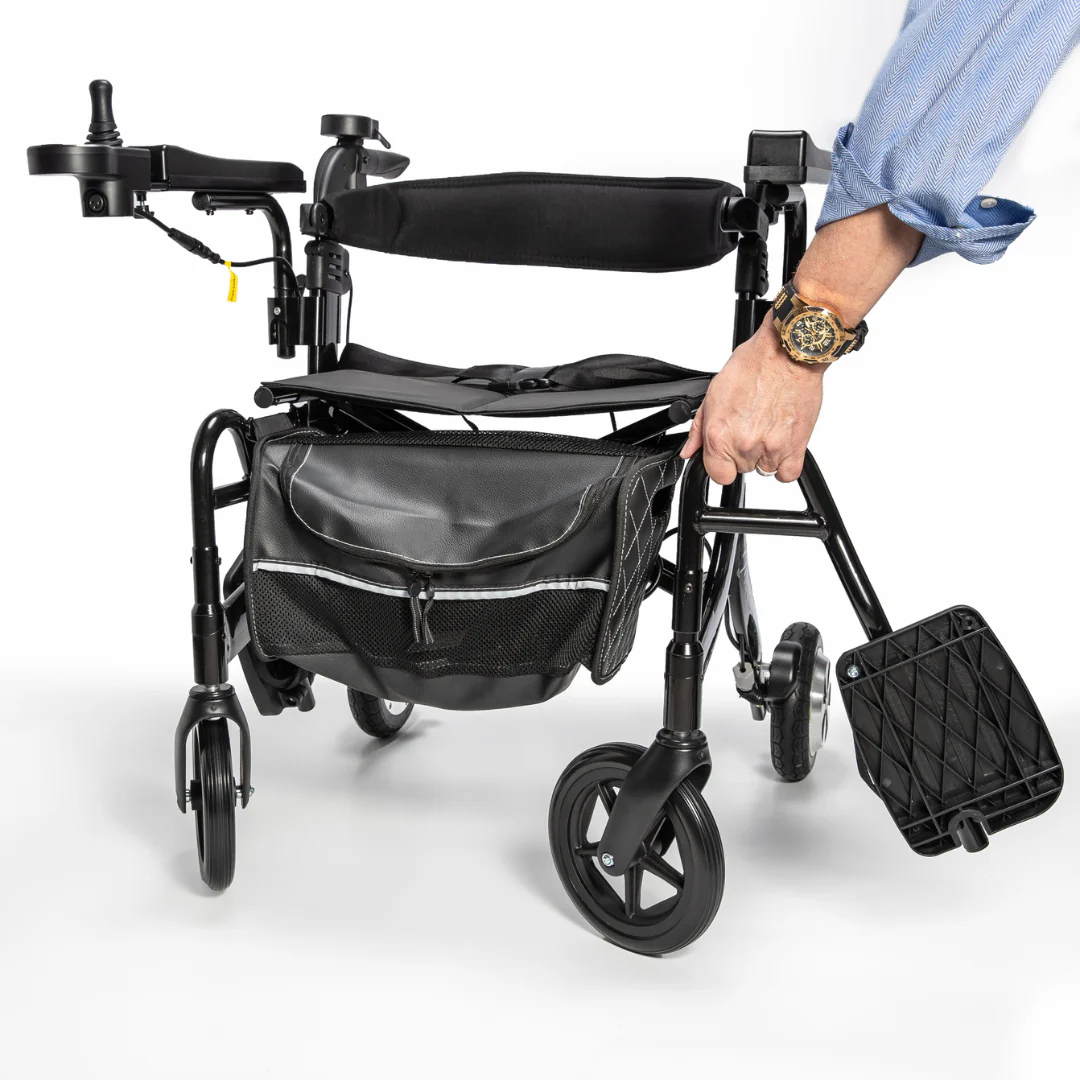 Miracle Mobility Portable 4N1 Walker Wheelchair Combo - Image 13