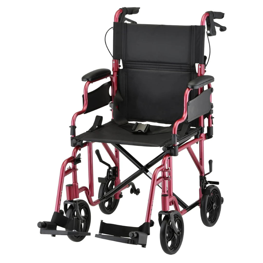 Nova Medical 350 Lightweight Aluminum Transport Chair - Open Box - Image 5