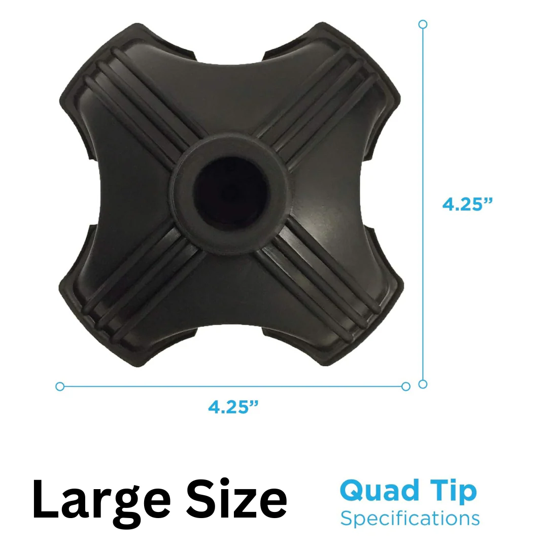 Nova Medical All Terrain Quad Tip Base For 3/4 Inch Canes - Image 6