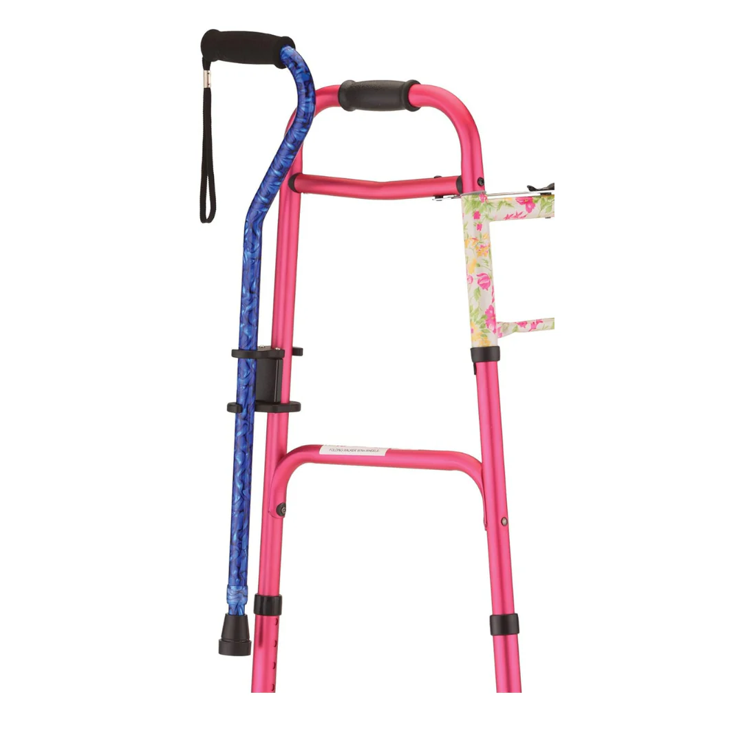 NOVA Medical Cane Holder for Rollators and Folding Walkers - Image 3