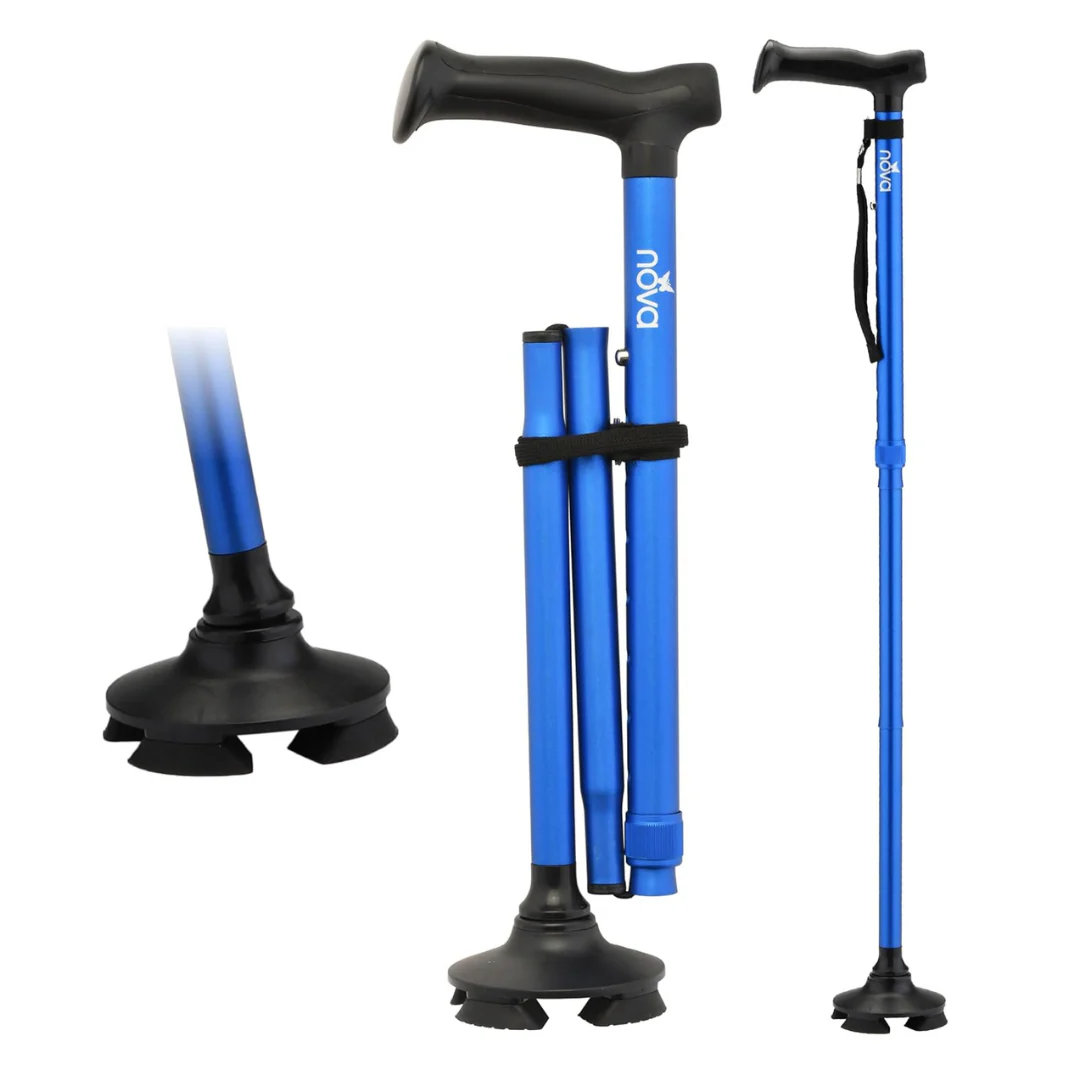Nova Medical Folding Cane with Standing Pivot Tip - Image 13