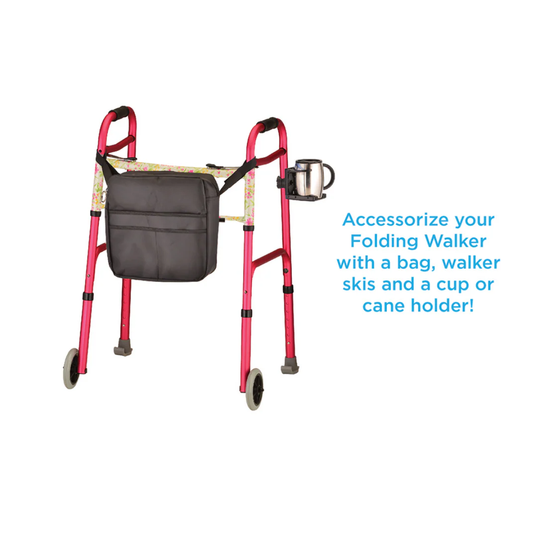 Nova Medical Folding Designer Walker With 5" Wheels - Image 7