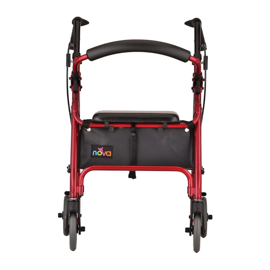 Nova Medical GetGo Rolling Rollator Walker - Lightweight with Seat - Image 20