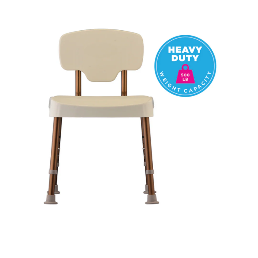 Nova Medical HD Bariatric Shower Chair with Backrest - Image 3