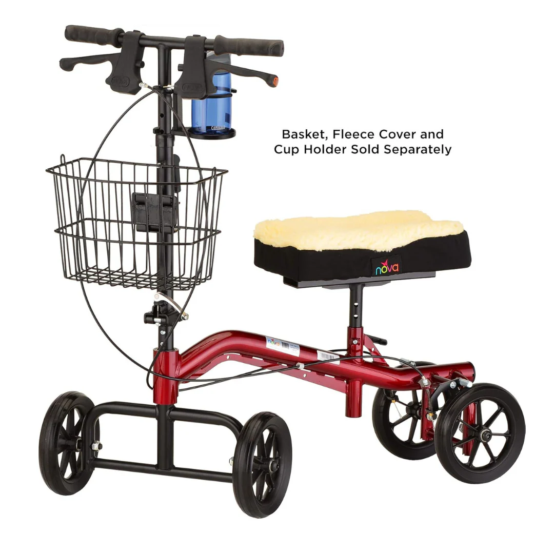 Nova Medical Turning Folding Knee Walker - Height Adjustable - Image 10