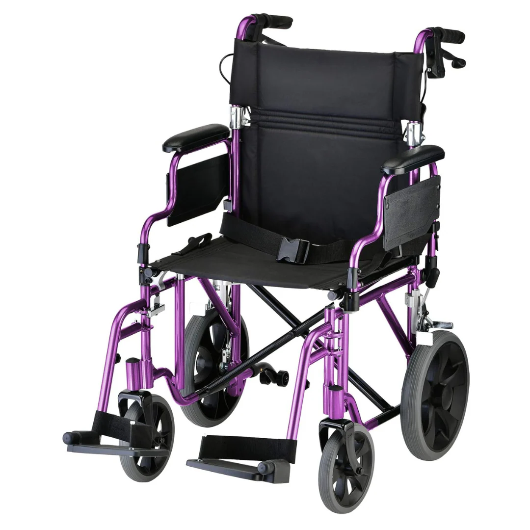 Nova Lightweight Transport Chair with Hand Brakes an XL Wheels  - Slightly Used - Image 10