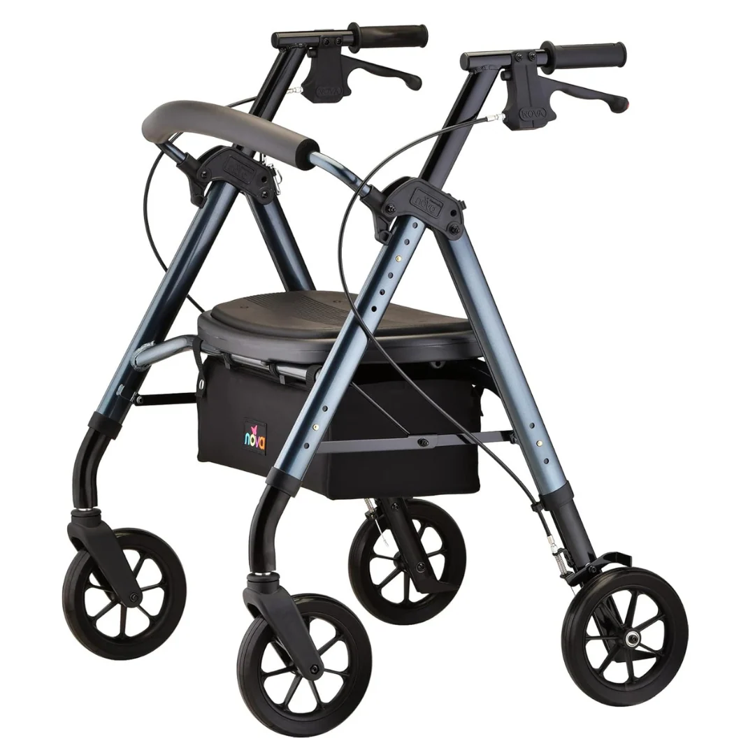 Nova Medical Star 8 DX Heavy Duty Extra-Wide Bariatric Rollator