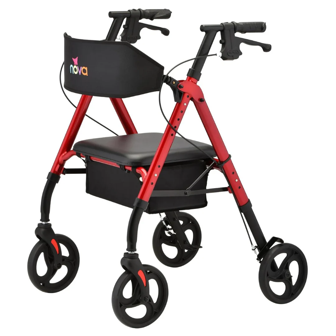 Nova Medical Star 8 Wide Back Lightweight Rollator - Image 9