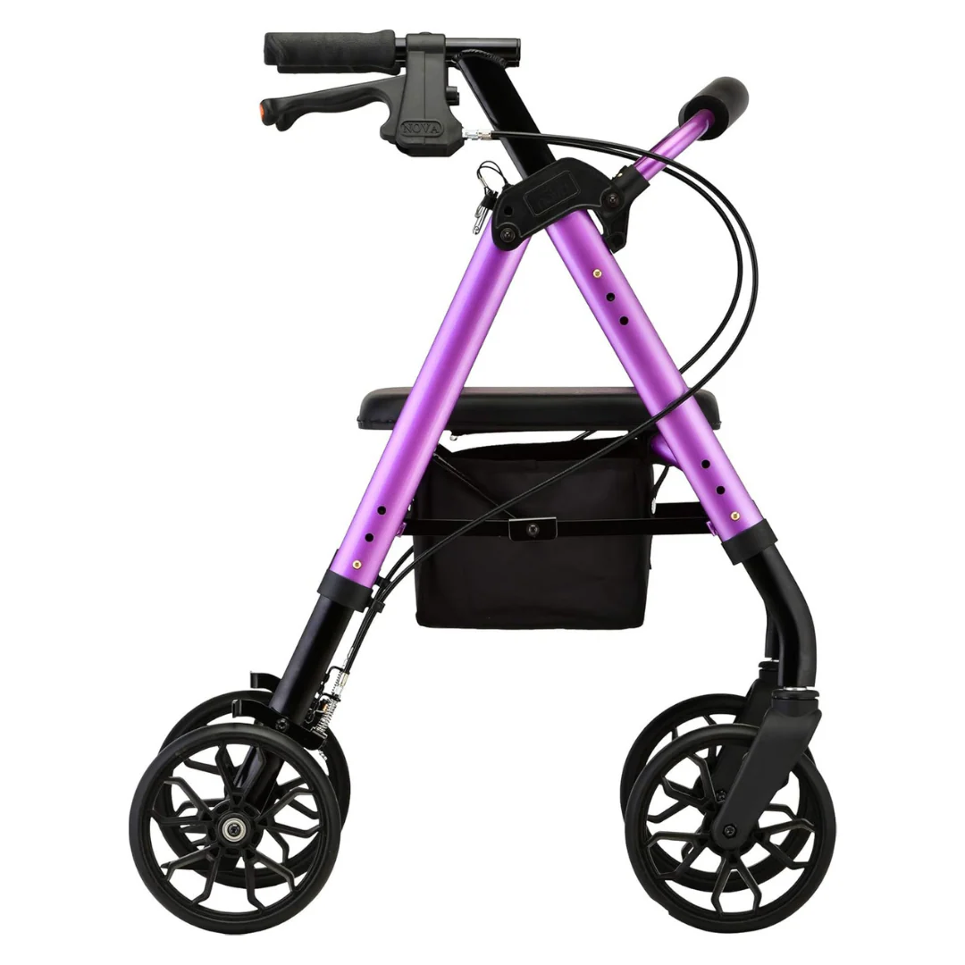 Nova Medical Star 8 Lightweight Rollator - Height Adjustable Seat - Open Box - Image 17
