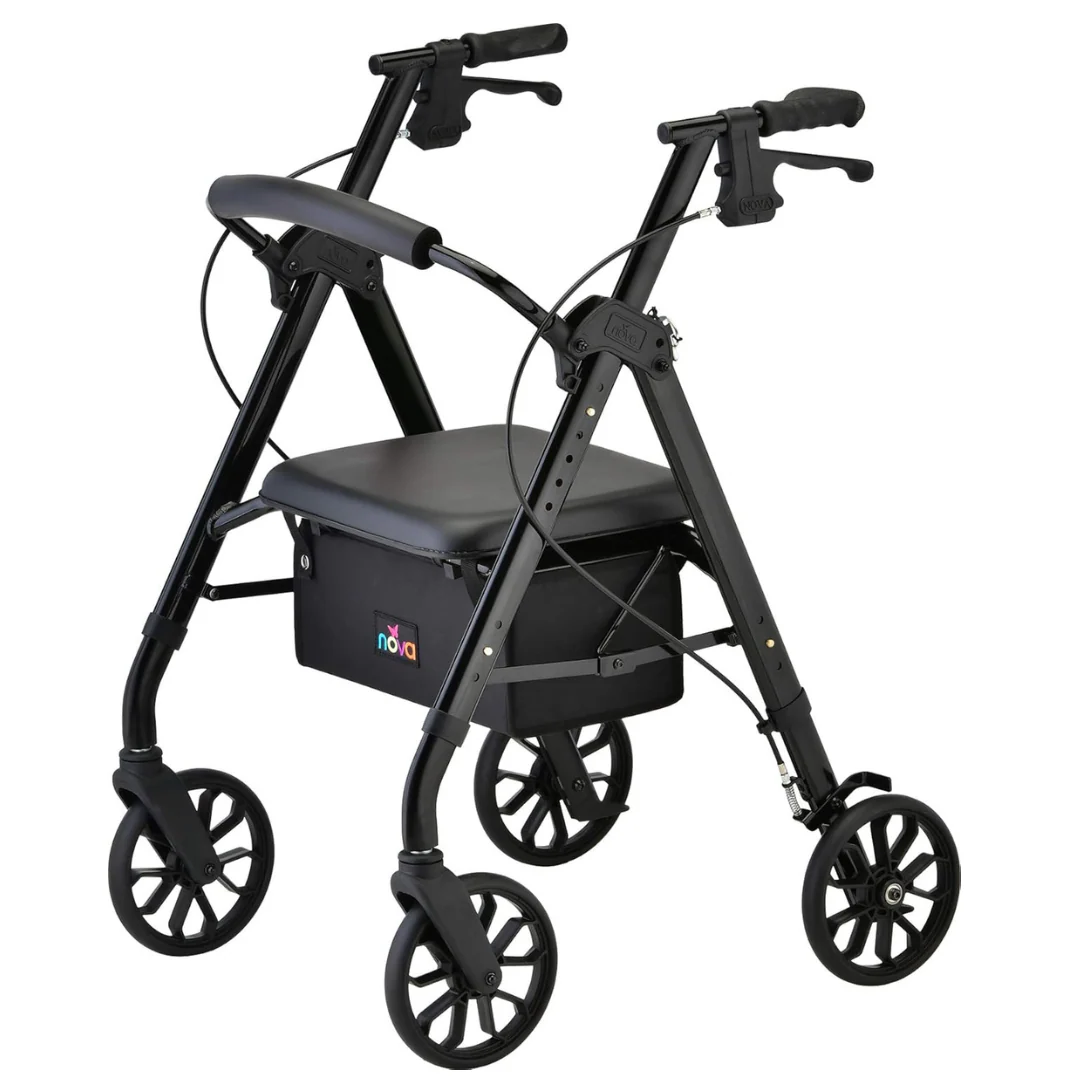 Nova Medical Star 8 Lightweight Rollator - Height Adjustable Seat - Open Box - Image 24