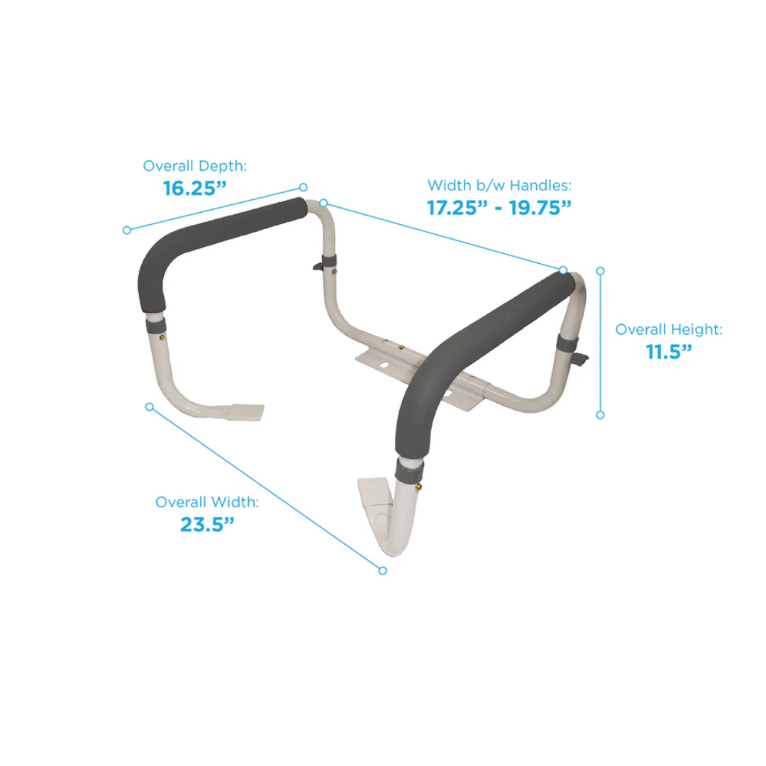 Nova Medical Toilet Support Rails - Image 4