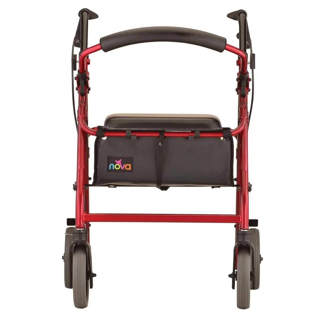 Nova Medical Zoom Rollator Rolling Walker - Open Box - Image 5