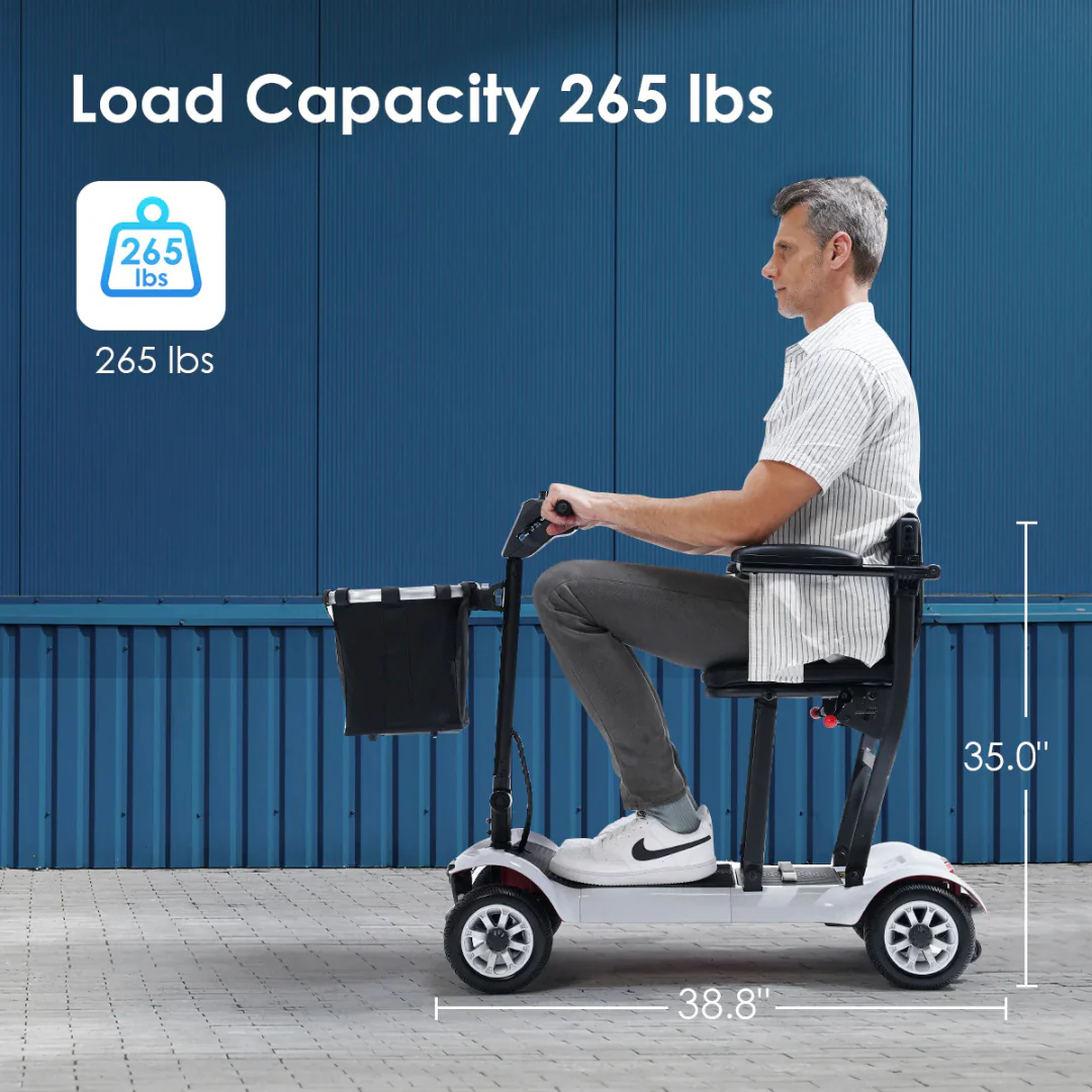 Paiseec D3 Lightweight Portable Mobility Scooter - Image 4