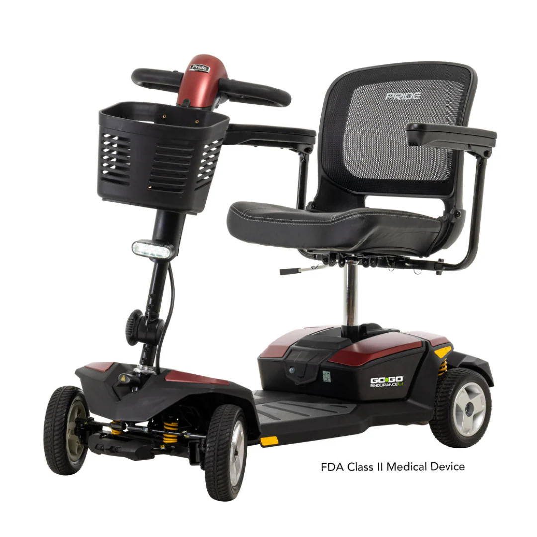 Pride Mobility Go Go® Endurance Li 4-Wheel Scooter - Image 8