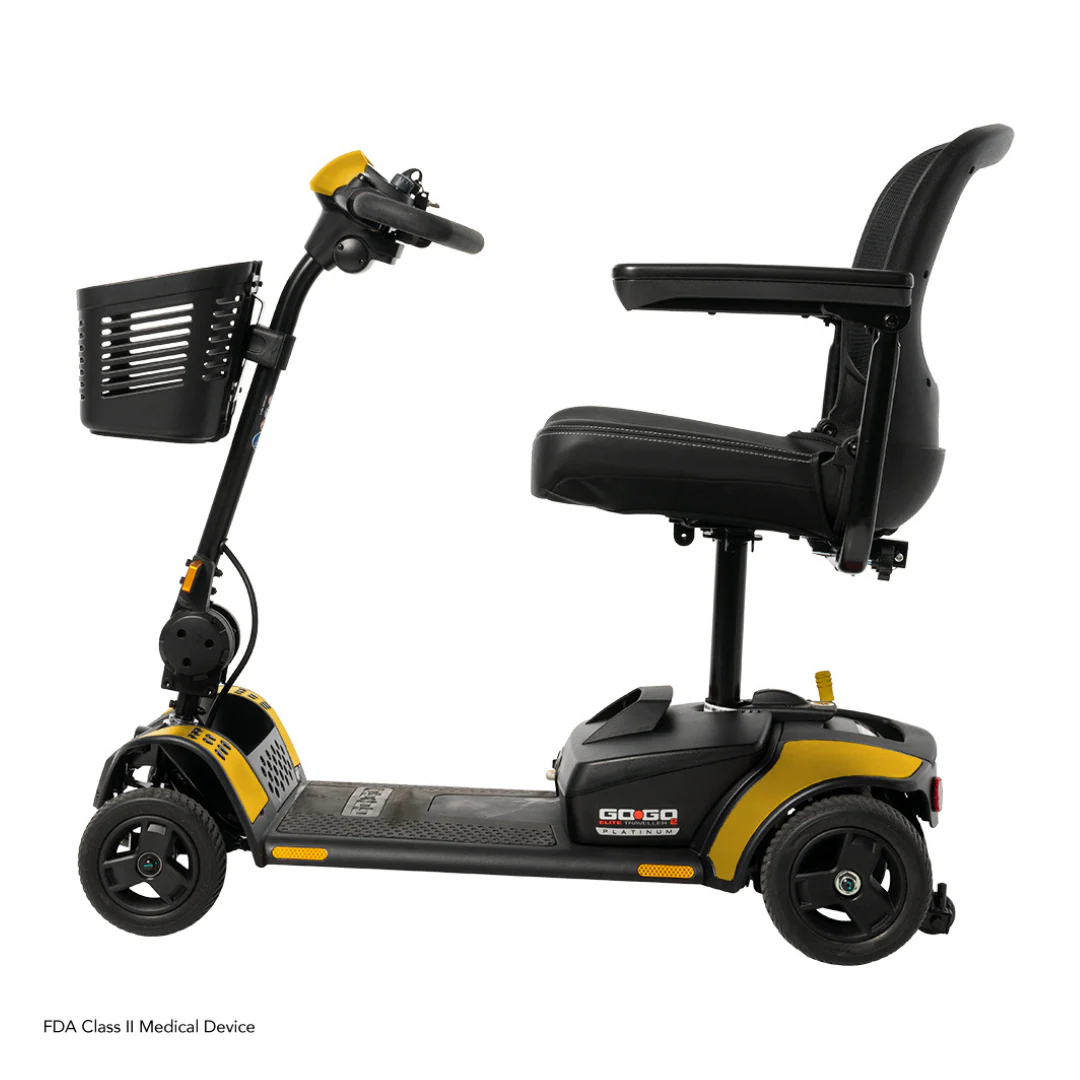 Pride Mobility Go Go Elite Traveller® 2 Platinum Scooter - Image 45