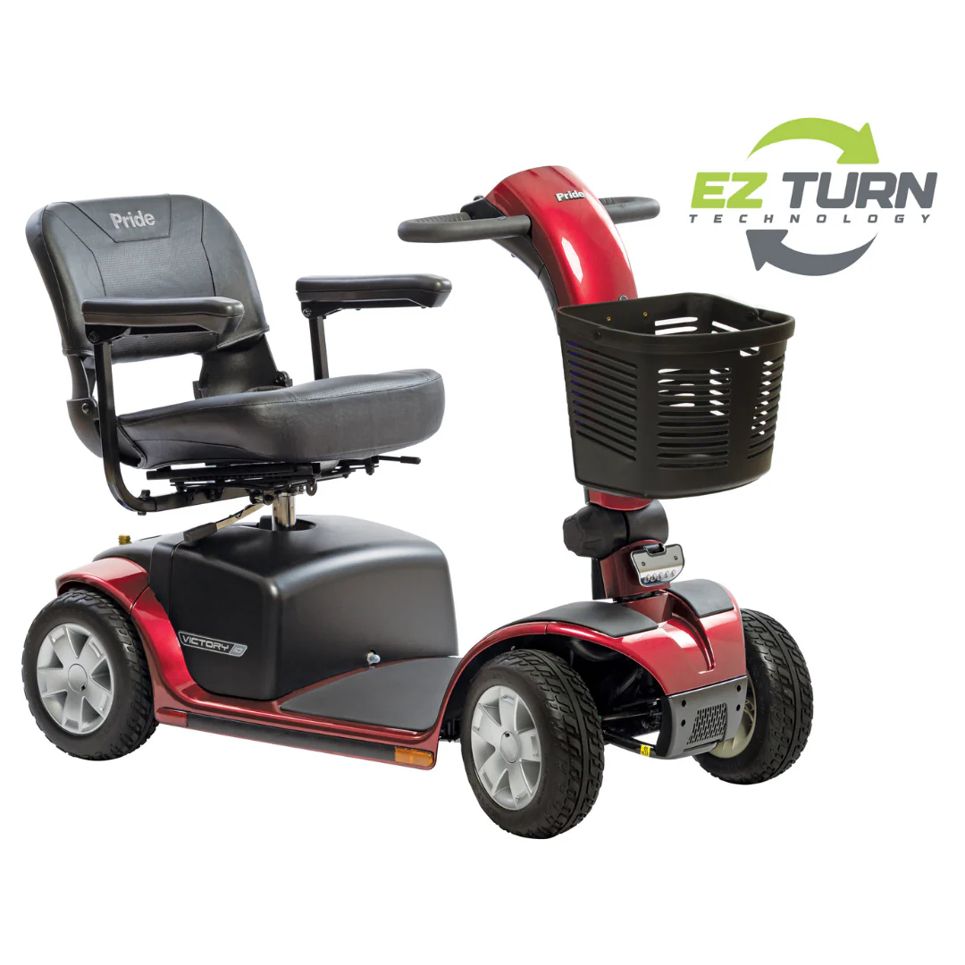 Pride Mobility Victory® 10 4-Wheel Scooter with EZ Turn - Image 6