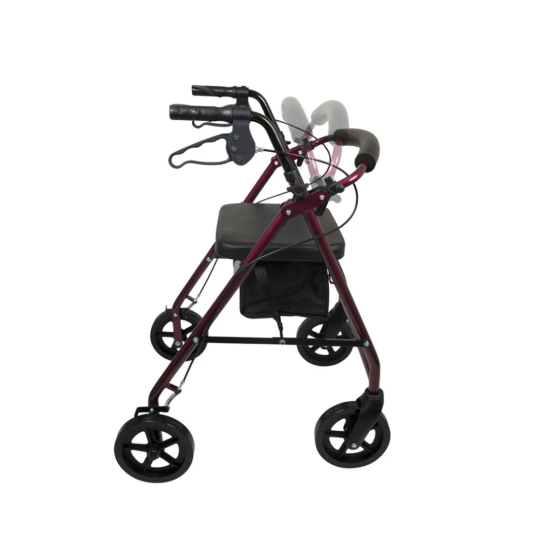 ProBasics Deluxe Lightweight Aluminum Rollator with 8" Wheels - Image 9
