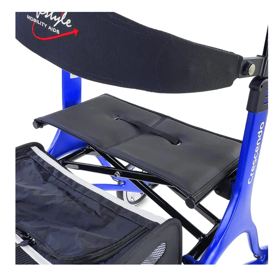 Rhythm Crescendo Folding Rollator - Euro Style - Lightweight - Image 4