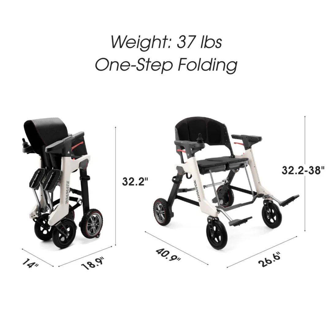 Roamate 3-in-1 Electric Rollator Wheelchair - Image 5