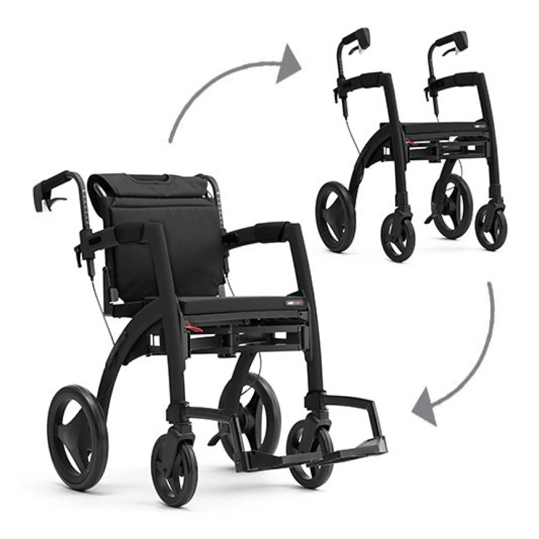 Rollz Motion 2-in-1 Rollator Walker and Wheelchair - Image 6