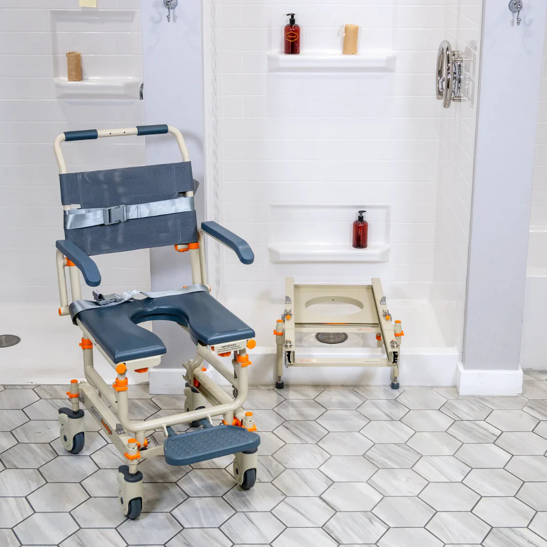 ShowerBuddy® SB1 Transfer System with Rolling Shower Chair - Image 2