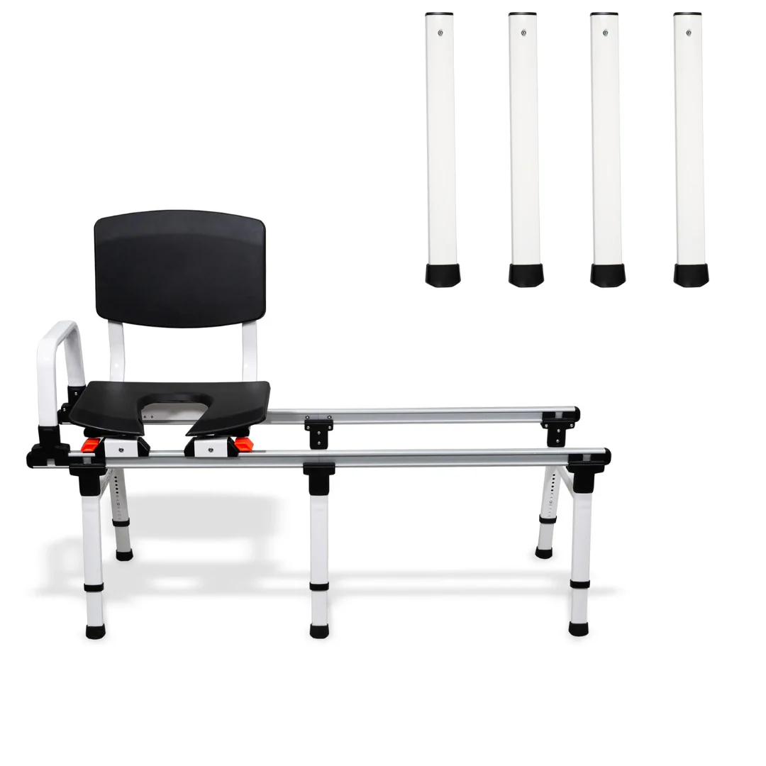 ShowerGlyde SG2 Sliding Transfer Bench for Tub & Toilet Transfers - Image 3