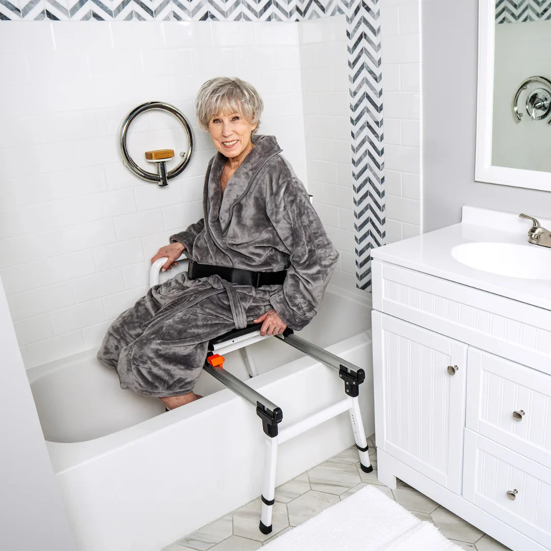 ShowerGlyde SG3 Sliding Transfer Bench with Swivel Seat - Image 3